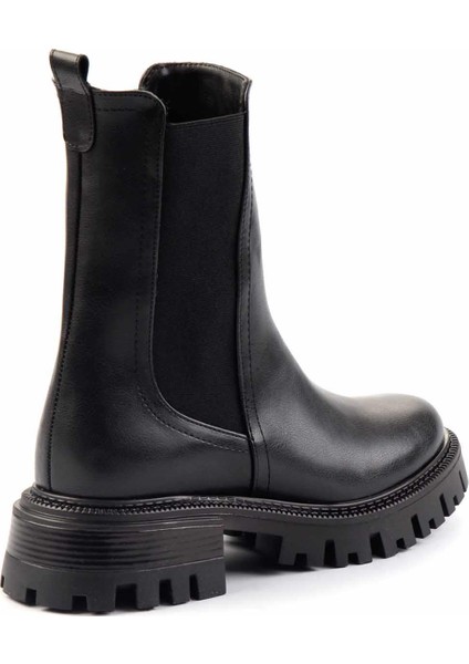 Siyah Kadın Bot & Bootie K02429151109