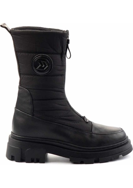 Siyah Leather Kadın Bot & Bootie K02724986603 fiyatları
