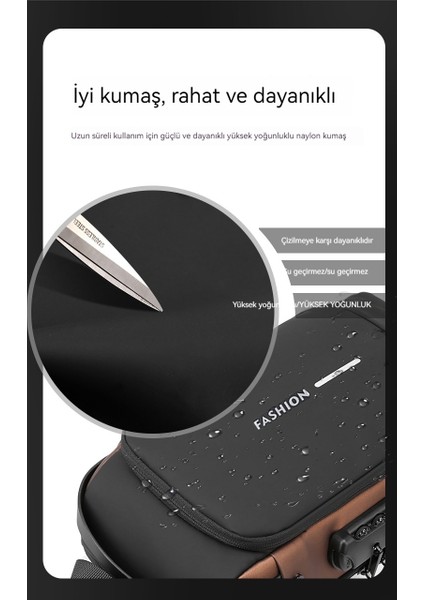 Yeni Şifreleme Önleme Kodlu Erkek Göğüs Çantası (Yurt Dışından) fiyatları