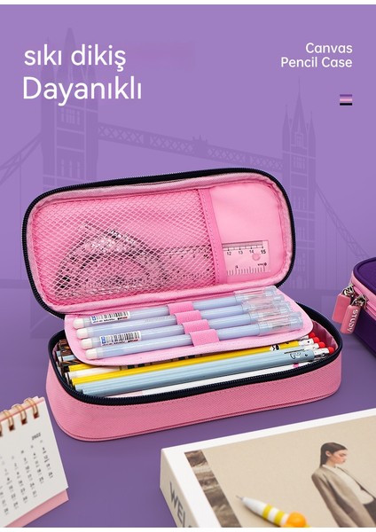 Ingiliz Koleji Tarzı Çok Fonksiyonlu Kalem Kutuları (Yurt Dışından) modelleri