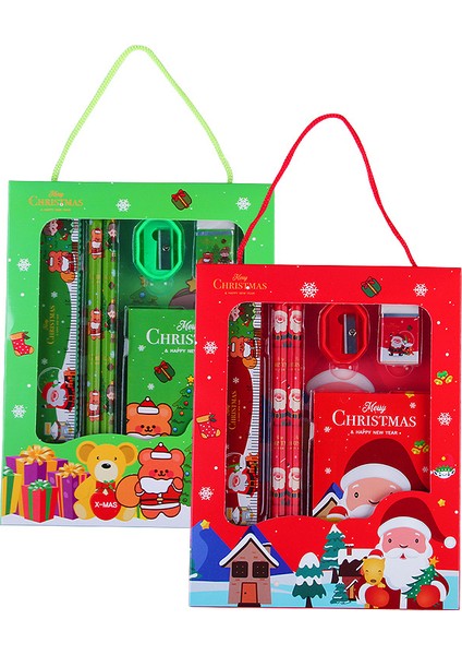Kızlık ve Erkeklik Noel Hediyesi Kırtasiye Seti (Yurt Dışından)