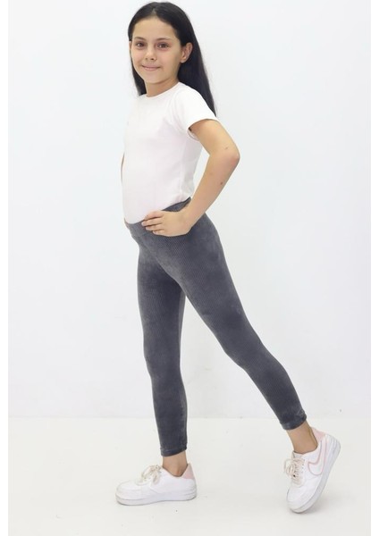 Kız Çocuk Likralı Kadife Tayt ( Bir Beden Büyük Almanız Önerilir ) modelleri