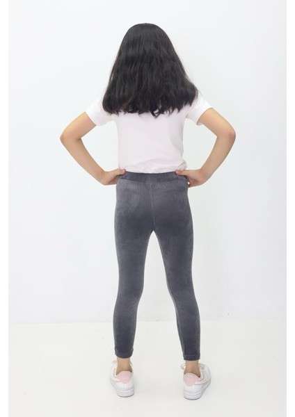 Kız Çocuk Likralı Kadife Tayt ( Bir Beden Büyük Almanız Önerilir ) fırsatları