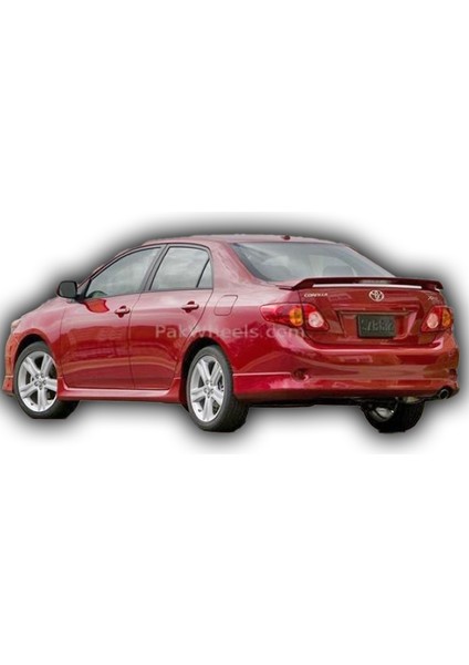 Toyota Corolla Sedan 2007-2011 Işıklı Spoiler Boyasız