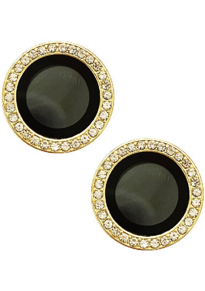 Apple Iphone 15 Plus Için Tekli Taşlı Kamera Lens Koruyucu Cl-06