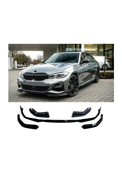 Bmw 3 Serisi G20 2019+ Ön Lip M Sport Piano Black