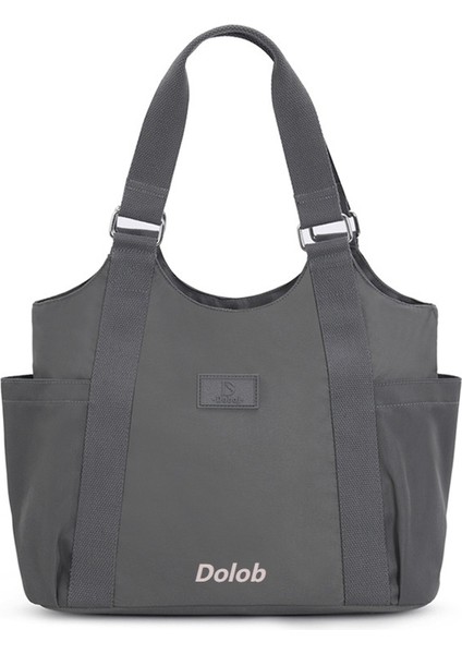 Kanvas Çanta Kadın Rahat Naylon Omuz Çantası Büyük Kapasiteli Çok Yönlü Öğrenci Banliyö Çantası (Yurt Dışından)