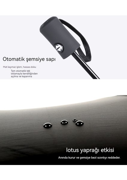 Tam Otomatik Katlanabilir Şemsiye (Yurt Dışından)