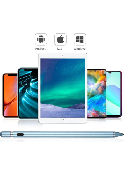 Tüm Cihazlar ile Uyumlu Stylus Hassas Yazı Çizim Kalemi 2. Nesil