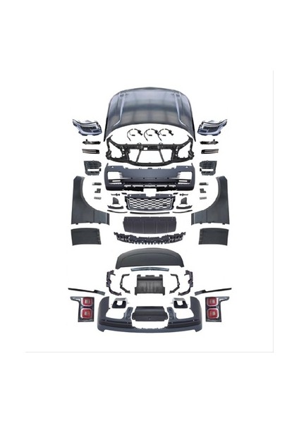 Range Rover Vogue 2002-2011 Için 2018+ Facelift Body Kit