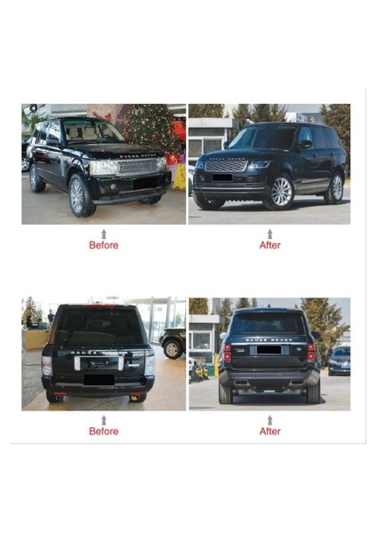 Range Rover Vogue 2002-2011 Için 2018+ Facelift Body Kit fiyatları