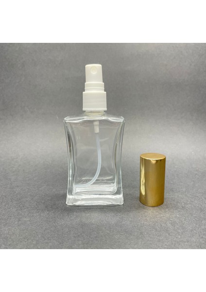 JUNİBELİW 5 Adet Çok Amaçlı Cam Yeniden Doldurulabilir Sprey Kolonya Parfüm Şişesi Gold Kapak 5X50 ml modelleri