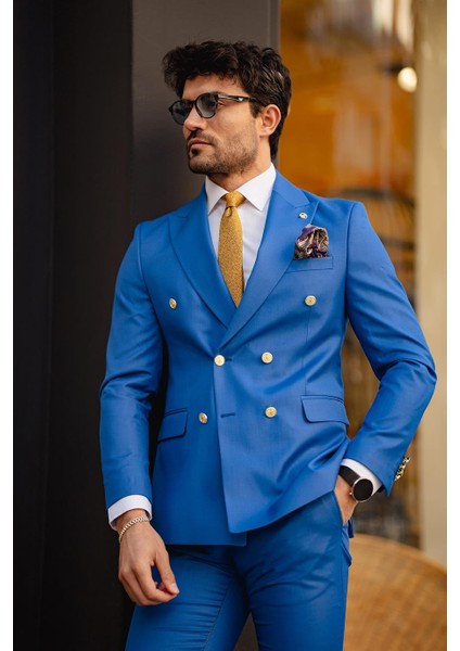 Jesus Mavi Kruvaze Takım Elbise modelleri