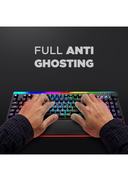 Kb-r97 X-tracer Mekanik Rgb Aydınlatmalı - Red Switch Gaming Oyuncu Klavyesi