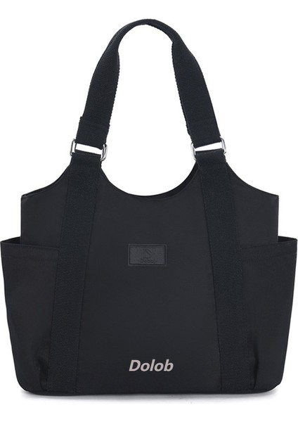 Kanvas Çanta Kadın Rahat Naylon Omuz Çantası Yeni Büyük Kapasiteli Çok Yönlü Öğrenci Banliyö Çantası (Yurt Dışından)