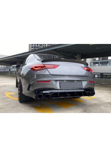 Mercedes W118 Cla Uyumlu CLA45 Difüzör & Egzoz Seti (Siyah Egzoz Ile) indirimleri