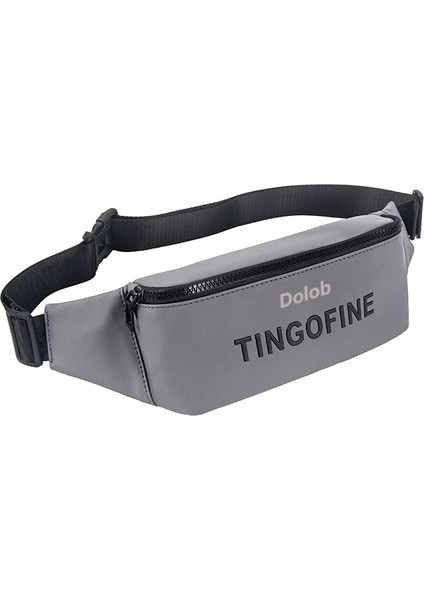 Göğüs Çantası Ins Rahat Basit Su Geçirmez Tek Omuz Sonbahar ve Kış Crossbody Çanta Çift Spor Çok Yönlü Moda Marka Bel Çantası (Yurt Dışından)