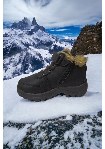 Çocuk Içi Kürklü Soğuğa Dayanıklı Kışlık Bot modelleri