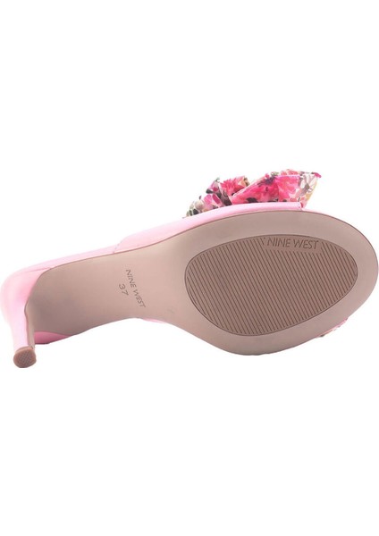 Nine West Duru 3fx Pembe Kadın Topuklu Terlik