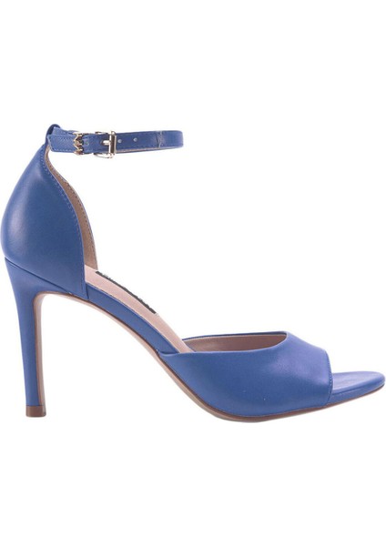 Perra 3fx Mavi Kadın Topuklu Sandalet