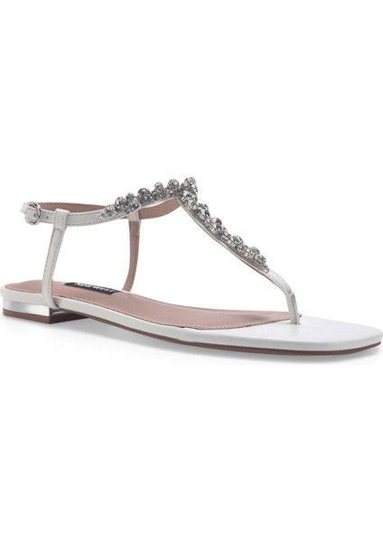 Zulen 3fx Beyaz Kadın Düz Sandalet fiyatları