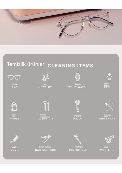 Kızlık ve Ergenlik Gözlük Temizleme Makinesi (Yurt Dışından) indirimleri