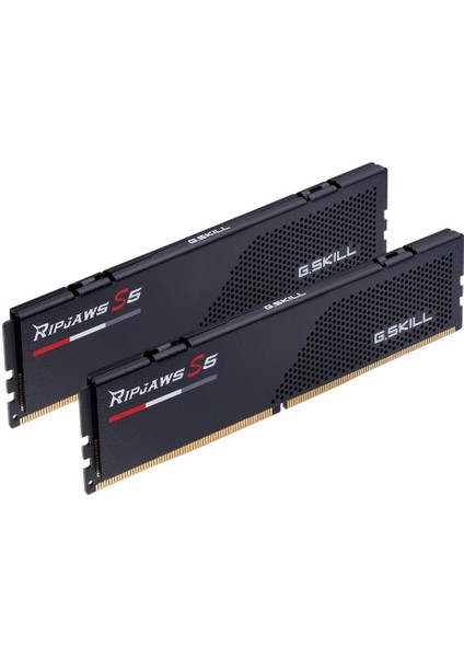 Gskıll Ripjaws S5 Siyah DDR5-6000MHZ CL36 64GB (2X32GB) Dual (36-36-36-96) 1,35V
