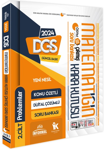 DGS'nin Kara Kutusu Sayısal Paket Konu Özetli Çözümlü ÖSYM Arşiv Çıkmış Soru Bankası