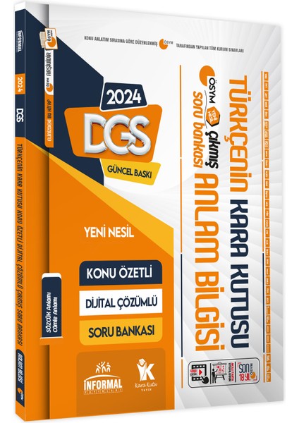 DGS'nin Kara Kutusu Sözel Paket Konu Özetli Çözümlü ÖSYM Arşiv Çıkmış Soru Bankası