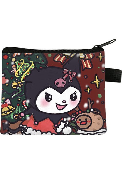 Noel Sanrio Yüksek Değerli Bozuk Para Cüzdanı Öğrenci Moda Mini Çocuk Sevimli Çizimli Çanta (Yurt Dışından)