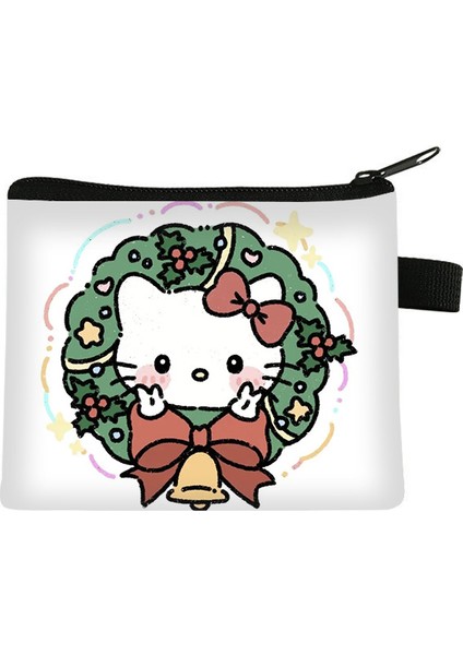 Noel Sanrio Yüksek Değerli Bozuk Para Cüzdanı Öğrenci Moda Mini Çocuk Sevimli Çizimli Çanta (Yurt Dışından)