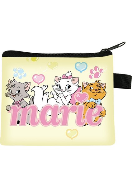 Mary Cat Çocuk Öğrenci Bozuk Para Cüzdanı Kart Tutucu Saklama Çantası (Yurt Dışından)