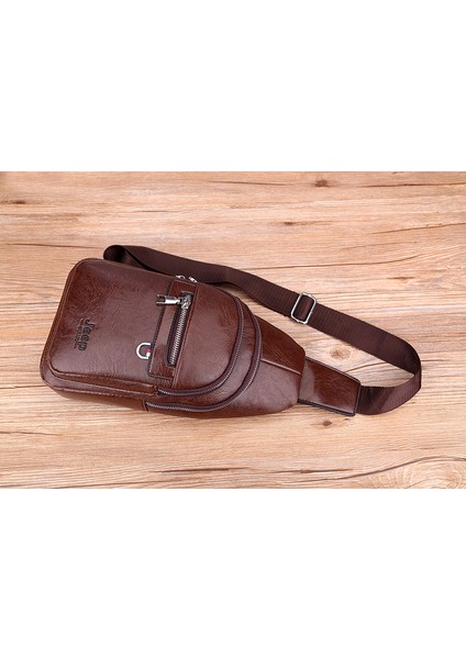 Göğüs Çantası Erkek Omuz Göğüs Çantası Crossbody Çanta (Yurt Dışından)