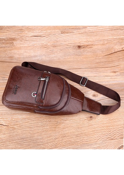 Göğüs Çantası Erkek Omuz Göğüs Çantası Crossbody Çanta (Yurt Dışından)