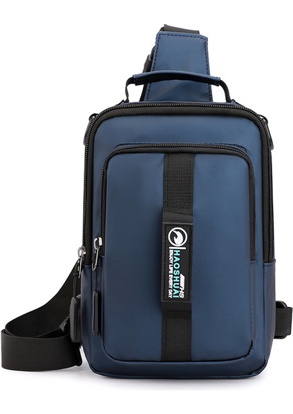 Göğüs Çantası Erkek Erkek Omuz Crossbody Çanta Bisiklete Binme Erkek Çantası (Yurt Dışından)