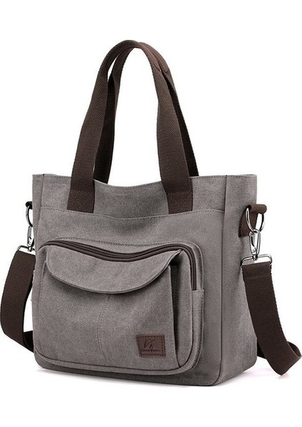 Otspot Kanvas Tote Omuz Alışveriş Çantaları Kadınlar Için Omuz Retro Kanvas Kadın Çanta Yeniden Kullanılabilir Alışveriş Çantası Büyük Kadın Çanta (Yurt Dışından)