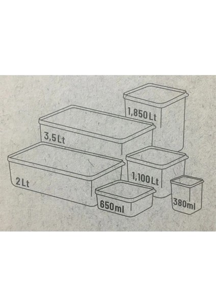 Hobby Life Alaska Derindondurcu Saklama Kabı 6'lı Set Yeşil