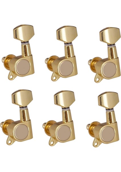 6x Gitar Teli Akort Mandalları Solak Sağlam Makine Kafaları Topuzlar Gitar Tuner (Yurt Dışından) fiyatları