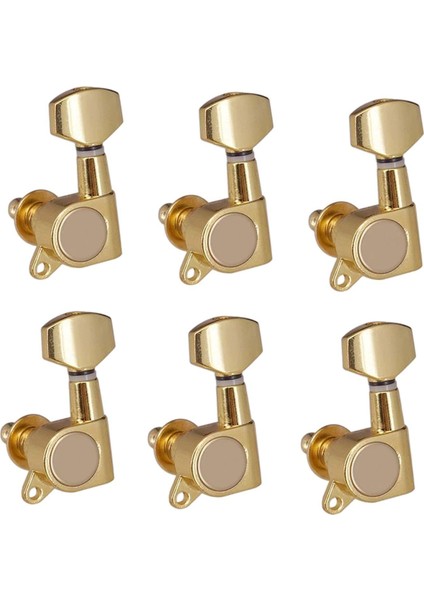 6x Gitar Teli Akort Mandalları Solak Sağlam Makine Kafaları Topuzlar Gitar Tuner (Yurt Dışından) modelleri
