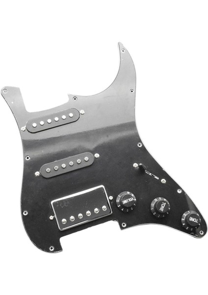 11 Delikli Gitar Yüklü Pickguard Ssh, Önceden Kablolanmış Kazıma Plakası Siyah (Yurt Dışından) indirimleri