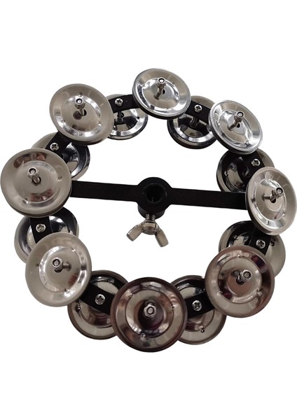 Hi Hat Tef Çift Sıralı Metal Shaker ile El Düzenlenen Perküsyon Müzik Ritim Tef Parti Topluluğu Çocuklar Yetişkinler Için Konser Bandı (Yurt Dışından) indirimleri