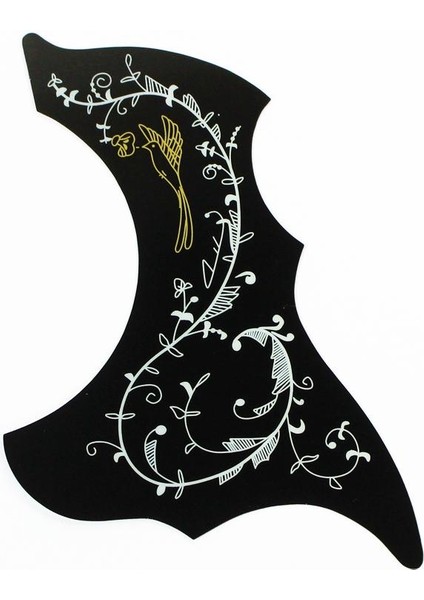 1 Adet 40 41 Inç Solak Halk Gitar Pickguards Accs Seti Siyah (Yurt Dışından)