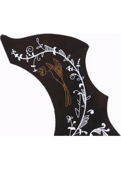 1 Adet 40 41 Inç Solak Halk Gitar Pickguards Accs Seti Siyah (Yurt Dışından)