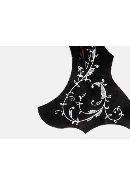1 Adet 40 41 Inç Solak Halk Gitar Pickguards Accs Seti Siyah (Yurt Dışından)