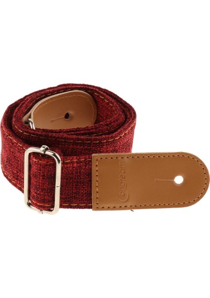 Ayarlanabilir Ukulele Askı Kemeri Kırmızı (Yurt Dışından)