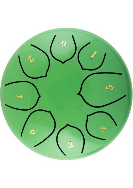 6 Inç 8 Not Çelik Davul Vurmalı Çalgı Davul, Davul Açık Yeşil (Yurt Dışından) fırsatları