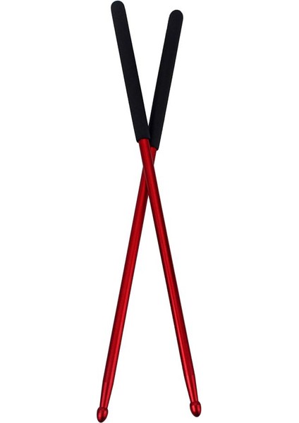 2'li Paket 5A Davul Tokmaklar Çubuklar Drumstic 405MM Kırmızı (Yurt Dışından)