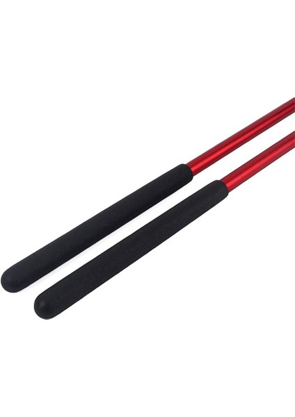 2'li Paket 5A Davul Tokmaklar Çubuklar Drumstic 405MM Kırmızı (Yurt Dışından)