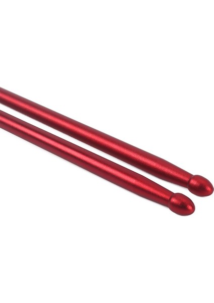 2'li Paket 5A Davul Tokmaklar Çubuklar Drumstic 405MM Kırmızı (Yurt Dışından)