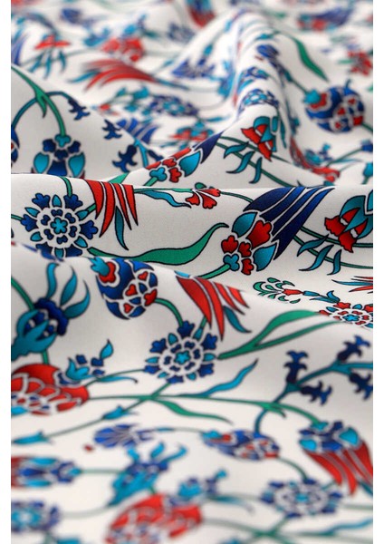 Lacivert Lale Desen Ipeksi Mendil modelleri